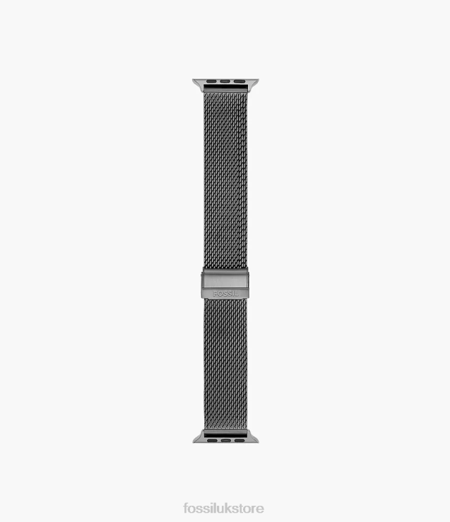 Accessory 2N02H1499 Smoke Men Fossil 42mm/44mm/45mm Stainless Steel Band for Apple Watch