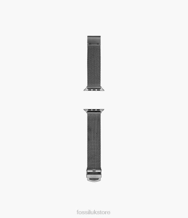 Accessory 2N02H1499 Smoke Men Fossil 42mm/44mm/45mm Stainless Steel Band for Apple Watch