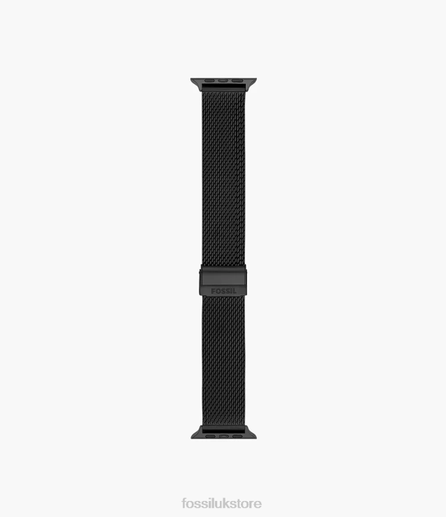 Accessory 2N02H1500 Black Men Fossil 42mm/44mm/45mm Stainless Steel Band for Apple Watch