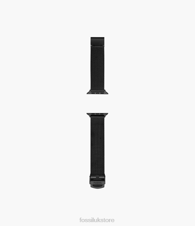 Accessory 2N02H1500 Black Men Fossil 42mm/44mm/45mm Stainless Steel Band for Apple Watch