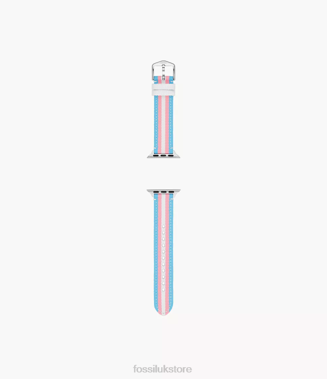 Accessory 2N02H2033 Multicolor Men Fossil 38mm/40mm/41mm rPET Band for Apple Watch