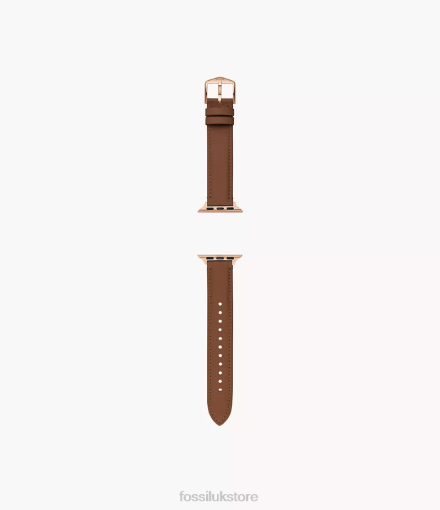 Watch 2N02H168 Brown Women Fossil 38mm/40mm/41mm Leather Band for Apple Watch