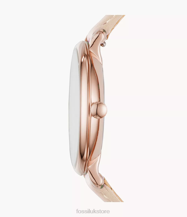 Watch 2N02H96 Blush Women Fossil Jacqueline Three-Hand Date Leather Watch