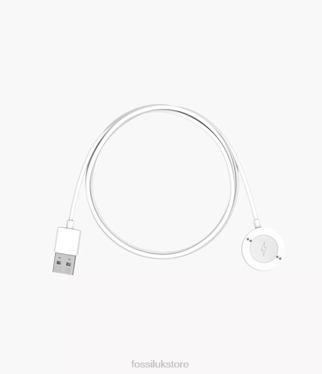 Watch 2N02H19 White Women Fossil Gen 6 Smartwatch Rapid Charger