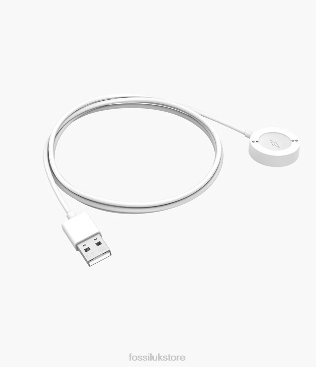 Watch 2N02H19 White Women Fossil Gen 6 Smartwatch Rapid Charger