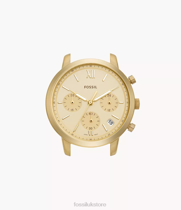 Watch 2N02H82 Gold-Tone Women Fossil Neutra Chronograph Stainless Steel Watch Case