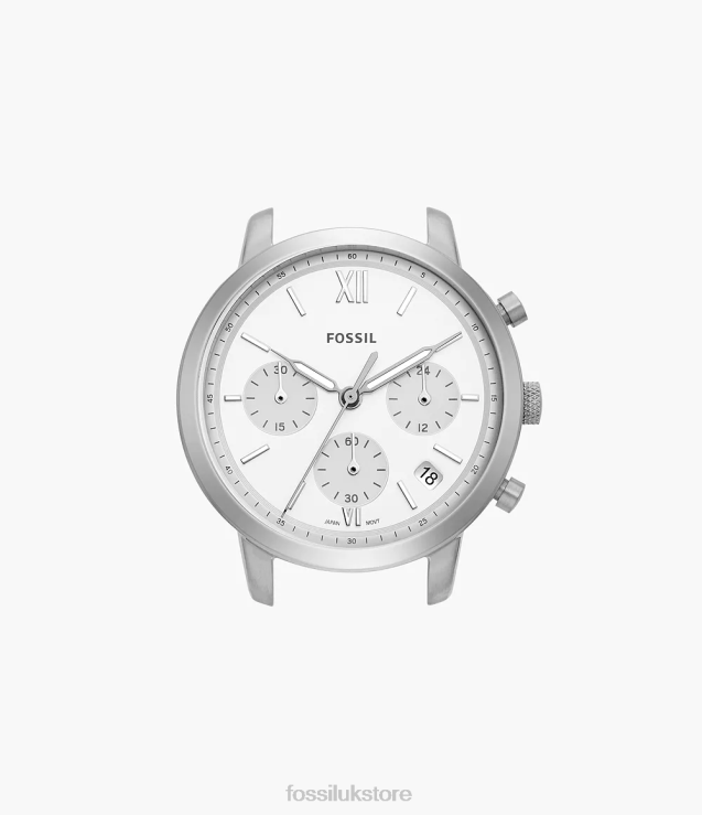 Watch 2N02H85 Silver-Tone Women Fossil Neutra Chronograph Stainless Steel Watch Case