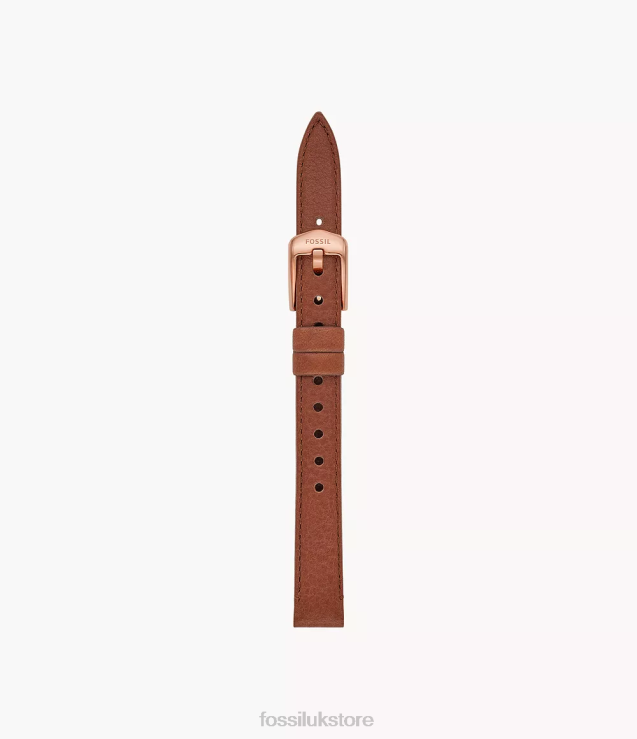 Accessory 2N02H122 Medium Brown Women Fossil 12mm LiteHide Leather Strap