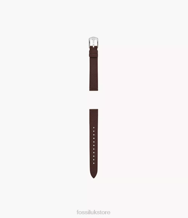 Accessory 2N02H131 Dark Brown Women Fossil 14mm LiteHide Leather Strap