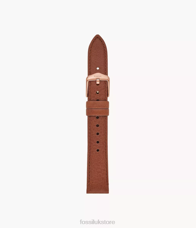 Accessory 2N02H137 Medium Brown Women Fossil 16mm LiteHide Leather Strap