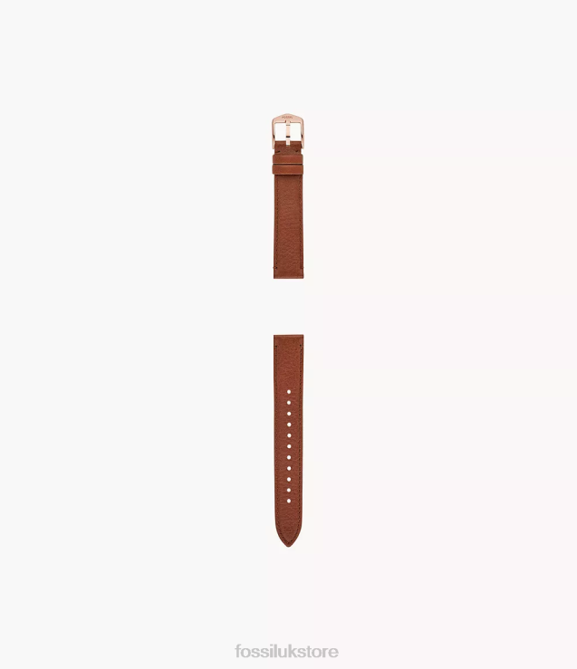 Accessory 2N02H137 Medium Brown Women Fossil 16mm LiteHide Leather Strap