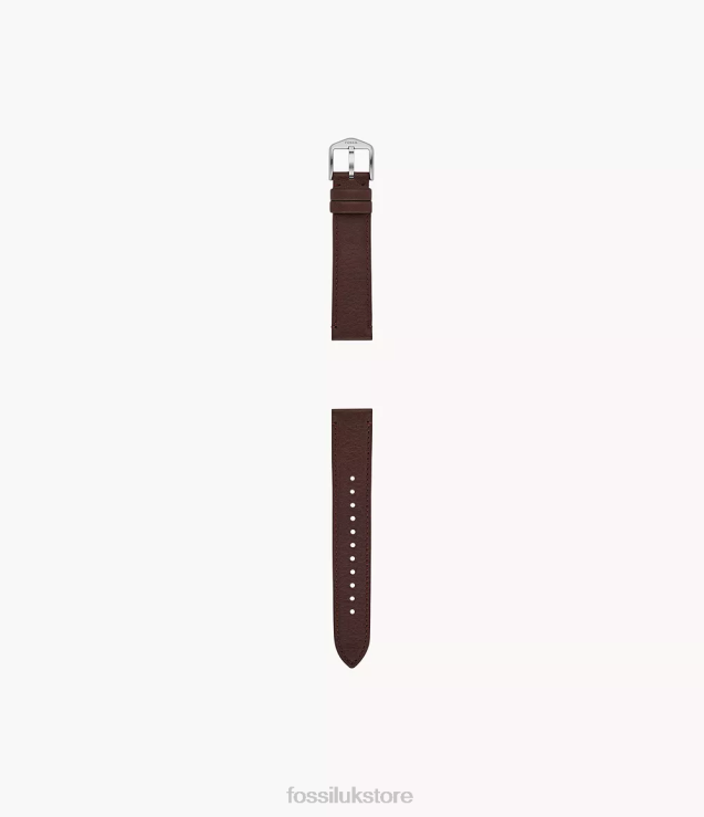 Accessory 2N02H147 Dark Brown Women Fossil 18mm LiteHide Leather Strap