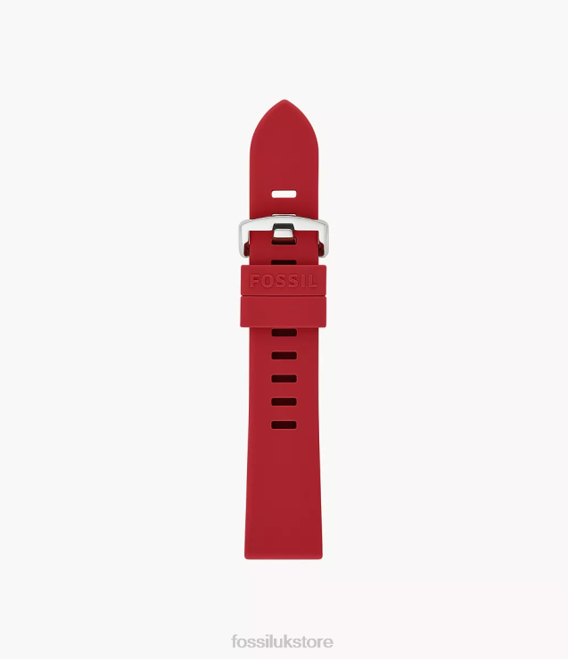 Accessory 2N02H156 Red Women Fossil 20mm Silicone Strap