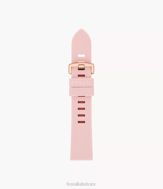 Accessory 2N02H157 Blush Women Fossil 20mm Silicone Strap