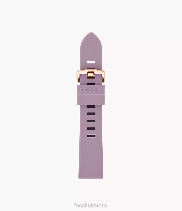 Accessory 2N02H158 Lavender Women Fossil 20mm Silicone Strap