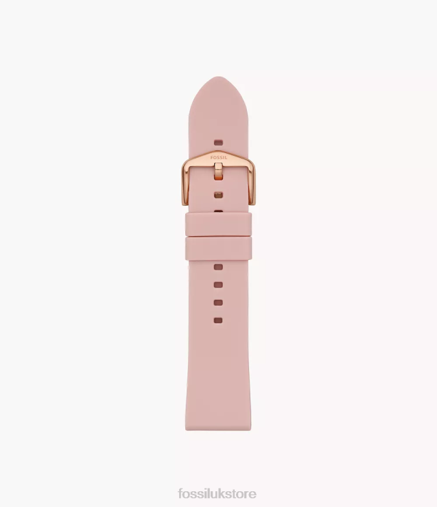 Accessory 2N02H165 Blush Women Fossil 22mm Silicone Strap