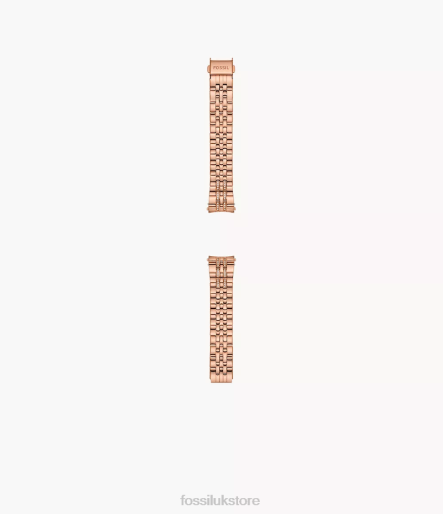 Accessory 2N02H250 Rose Gold-Tone Women Fossil 18mm Stainless Steel Bracelet