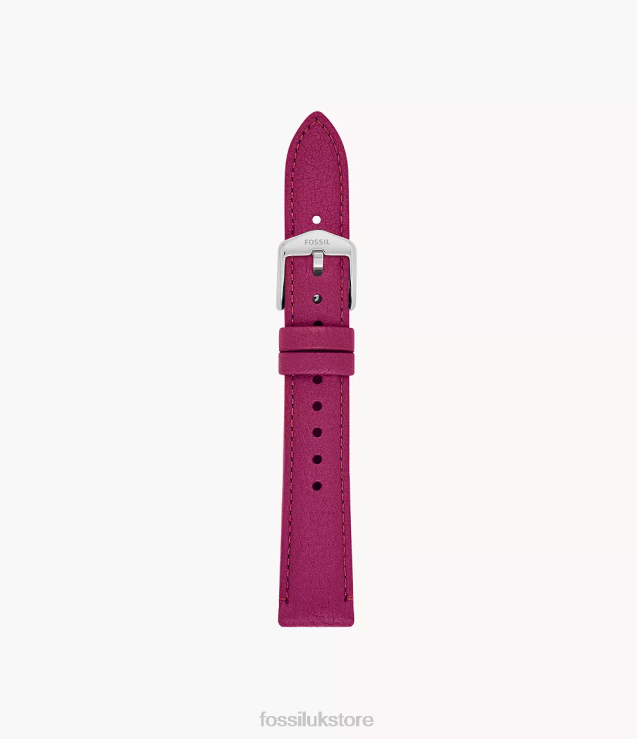 Accessory 2N02H278 Raspberry Women Fossil 16mm LiteHide Leather Strap